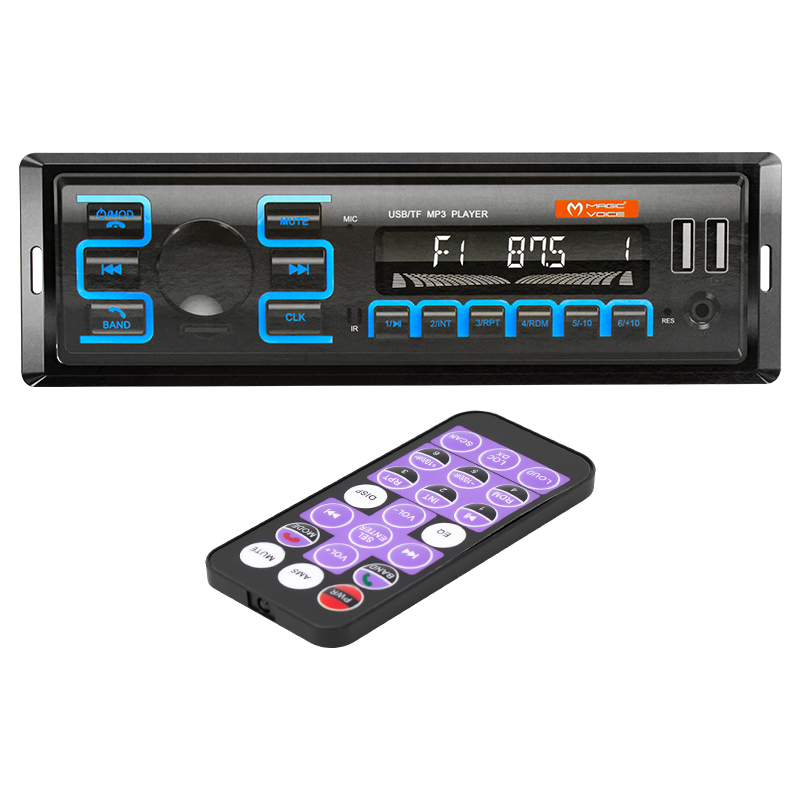 MAGICVOICE MV-5417 ÇİFT USB-SD-FM-AUX-BLUETOOTH UK'LI MEKANİKSİZ OTO TEYP 4 X 55 WATT