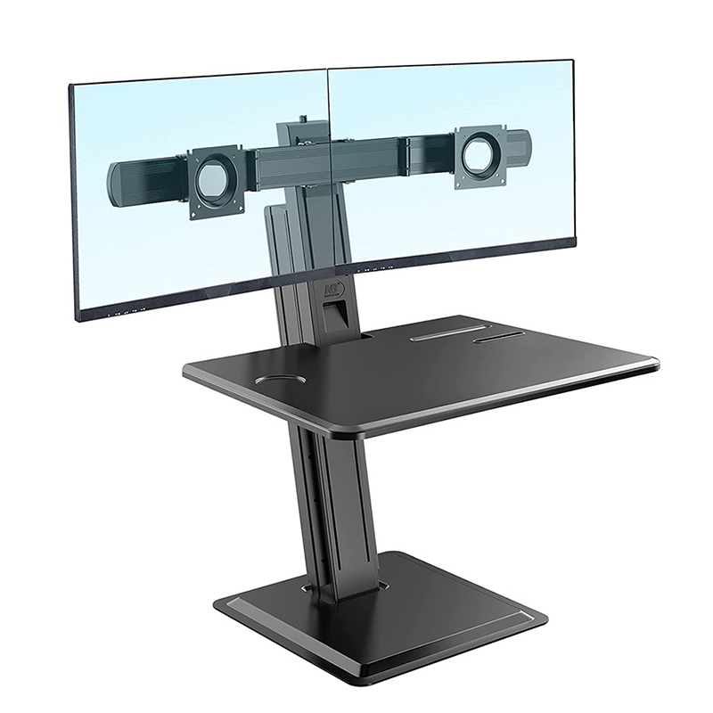 NORTH BAYOU S100 22-27  PROFESYONEL AMORTİSÖRLÜ STAND ÇİFT KOL LCD / LED MONİTÖR TUTUCU STAND ASKI APARATI
