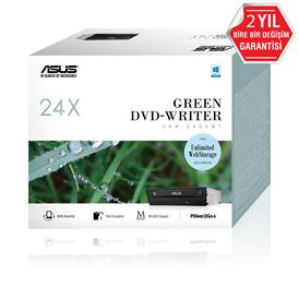 ASUS DRW-24D5MT 24X M-DISC DESTEKLI DAHILI DVD YAZICI KUTULU