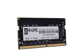 8 GB DDR4 3200MHz HI-LEVEL 1.2V SODIMM (HLV-SOPC25600D4/8G)