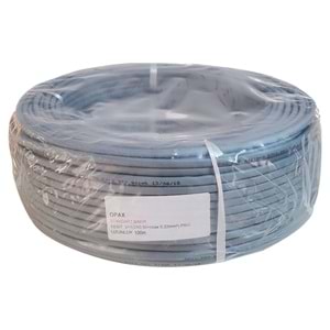 Opax Protech 2+1 CCTV (2x0.50mm+Coax 0,25mm) Kamera Kablosu 100 Metre