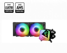 MSI MAG CORELIQUID 2x14CM ARGB SIVI SOGUTUCU (MAG CORELIQUID C280)