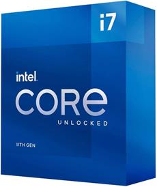 INTEL ROCKETLAKE CORE I7 11700K 3.6GHz 1200P 16MB BOX (FANSIZ) (125W) UHD750