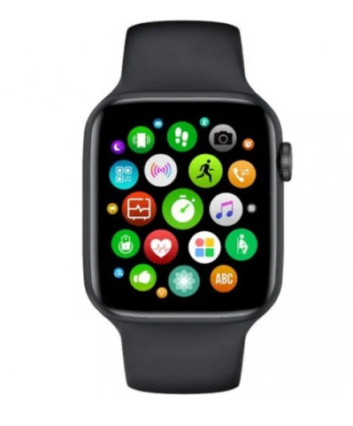 Yui W26 44mm Watch 6 Plus Akıllı Saat Siyah W26 Watch 6